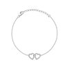 Bracelet argent et zirconium