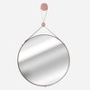 Miroir cadre cuivre