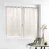 Rideau effet lin beige