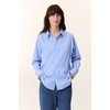 Blau gestreift