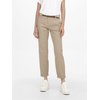 Pantalon chino camel femme