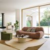 Samt sofa 3 sitzer