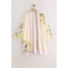 Tunique Kimono Jaune Taille 36/38 - Neuf Avec étiquettes - Style Bohème Et Léger