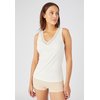 Haut gris dentelle femme
