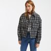 Veste femme pied de poule noir et blanc