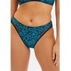 Imprimé Floral Bleu Emeraude