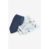Cravate homme bleu marine
