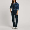 Combinaison jean femme sans manche