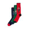 Bleu + rouge + vert