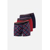 Tartan Marine Rouge Cerise