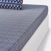 Imprimé Bleu/Gris