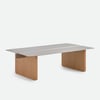 Roble/metal cepillado