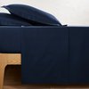 Drap plat bleu marine