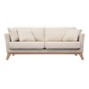 Canapé déhoussable beige