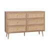 Commode enfant cannage