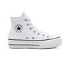 Converse plateforme blanche 39