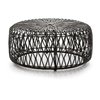 Rond tabouret rotin