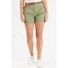 Short chino kaki femme