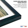 Affiche Sous Cadre Bois Noir