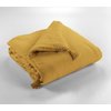 Dessus de lit boutis jaune