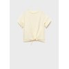 Tee shirt jaune uni enfant