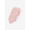 Cravate homme rose poudré