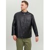 Veste homme simili cuir noir