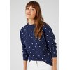 Bleu Marine Pois