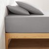 Drap housse gris anthracite