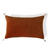 Housse de coussin 30x50 terracotta