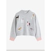 Broderie Chien Gris
