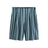 Rayures Bleu Marine/Vertes