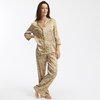 Floral satin pyjamas