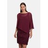 Robe bordeaux dentelle