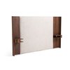 Beige Ficelle/Noyer