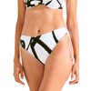 Bas de maillot de bain taille haute blanc
