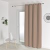 Rideau occultant beige 140x240