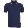Navy Snow White Dark Caramel