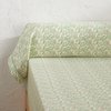 Taie d'oreiller vintage 100 % coton avec motif floral élégant or rose