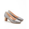 Escarpins gris argent
