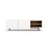 Meuble tv blanc et bois clair