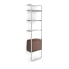 Coloris noyer/chrome