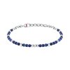 Bracelet homme acier bleu