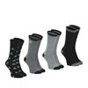 Schwarz Boot-Print
