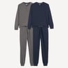 Bleu Marine + Anthracite