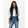 Manteau court bleu marine femme