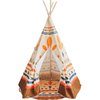Beige, Brun, Orange, Bleu