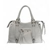 Sac à main en cuir couleur blanc