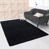 Tapis noir et blanc