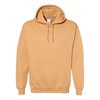 Sweat capuche jaune femme